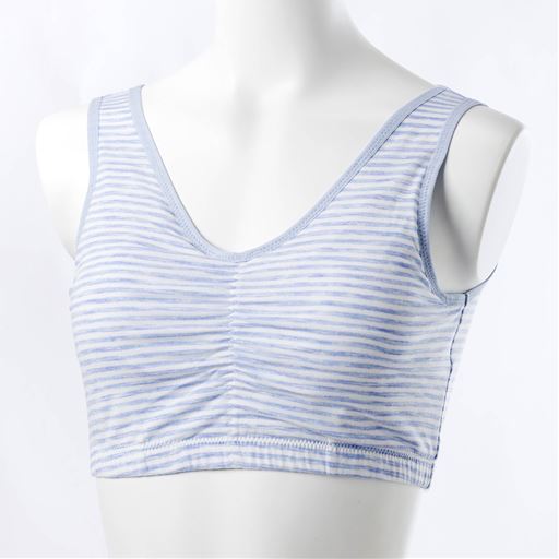 ネット限定 ぐっすりんボーダー柄ハーフトップ セシール Cecile