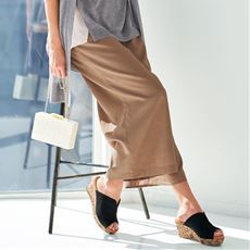 おすすめ麻 パンツ レディース 通販 セシール Cecile