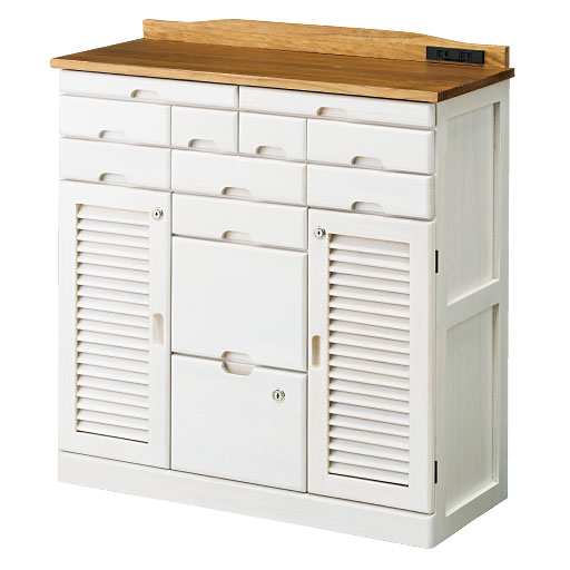 キャビネット 引き出したくさん 隠しキャスター付き セシール Cecile