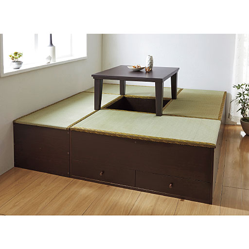 収納高床ユニット畳 天然い草 日本製 小上がり セシール Cecile