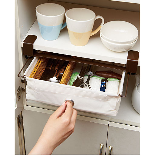 すき間を活用 スライド収納box セシール Cecile