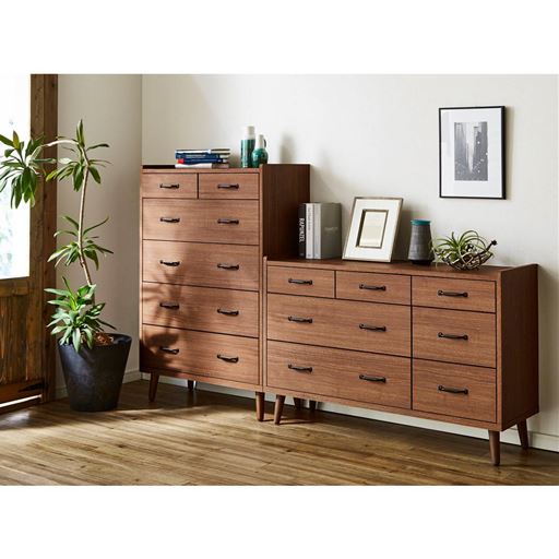 北欧風 脚付きチェスト セシール Cecile