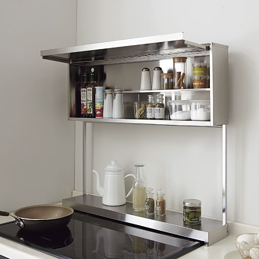 コンロ奥ボックスラック 排気口ラック セシール Cecile