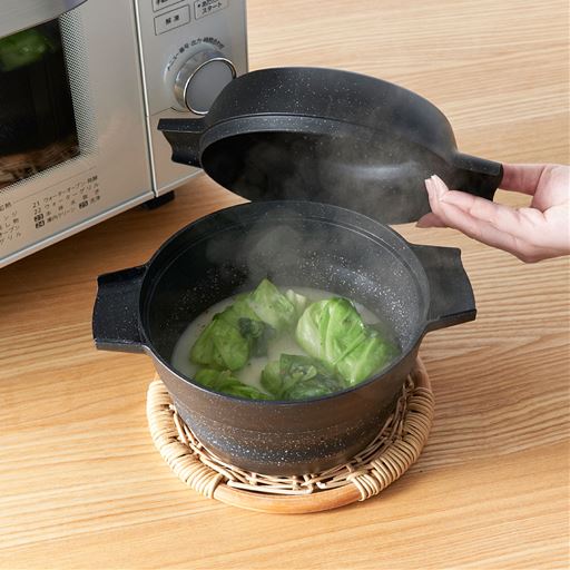 メトレフランセ 電子レンジ極め鍋デリキャセ セシール Cecile メトレフランセ 電子レンジ極め鍋デリキャセ セシール Cecile