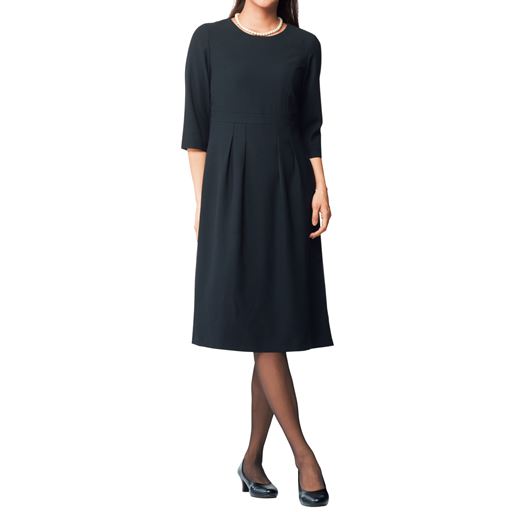 ブラックフォーマルアンサンブル ジャケット ワンピース 洗濯機ok セシール Cecile