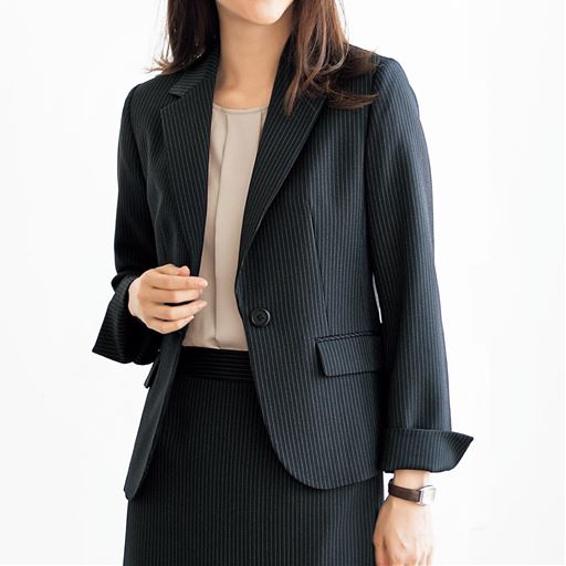 スーツ用テーラードジャケット 事務服 洗濯機ok セシール Cecile