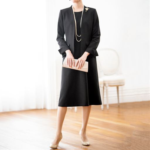 ノーカラージャケット フォーマル 卒業式 入学式 セシール Cecile