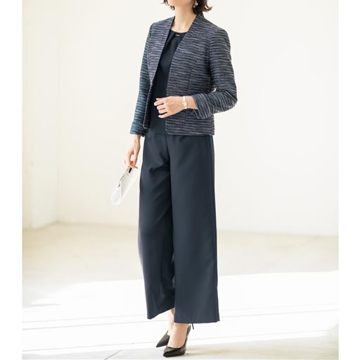 スーツ3点セット ジャケット ブラウス パンツ フォーマル 卒業式 入学式 セシール Cecile