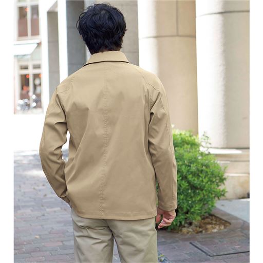 撥水リバーシブルジャケット Sorona ストレッチ サステナブル セシール Cecile