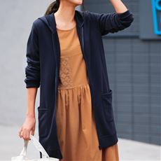 おすすめロングパーカー レディース 通販 セシール Cecile