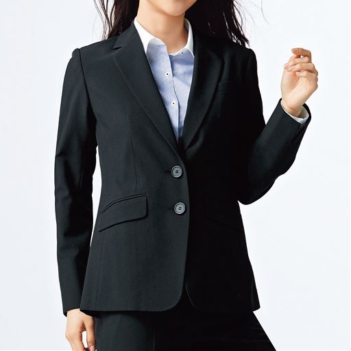 ストレッチテーラードジャケット 事務服 洗濯機ok セシール Cecile
