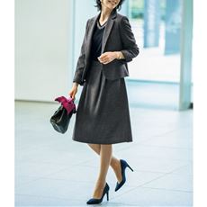 おすすめスーツフレアスカート 通販 セシール Cecile