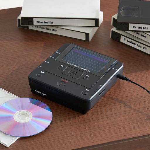 Cd Dvd録音録画かんたん録右ェ門 Vhsをお家でダビング パソコン不要 セシール Cecile