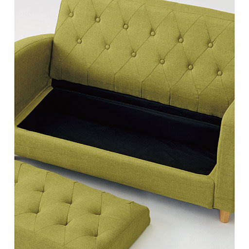 座面下収納可能なコンパクトソファ セシール Cecile