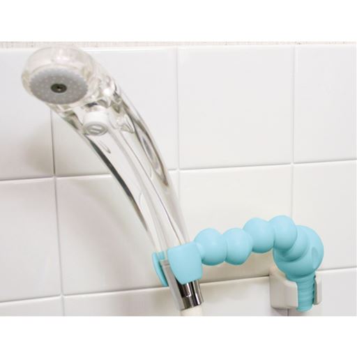 ユニバーサル シャワーフック フックにセットして角度自由自在 日本製 セシール Cecile