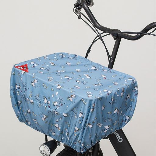レインキャップスヌーピー 自転車カゴの雨よけや防犯に セシール Cecile