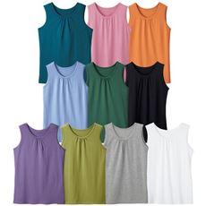 おすすめタンクトップ 綿100 通販 セシール Cecile