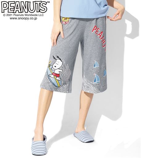 コットン100 ハーフパンツ Snoopy セシール Cecile