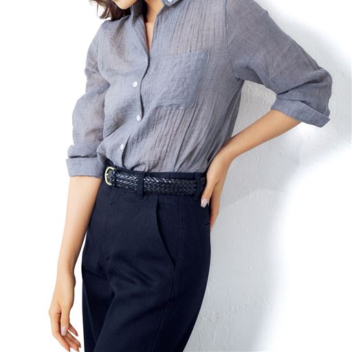 汗取りパッド付トップス 前汗キャッチャー セシール Cecile