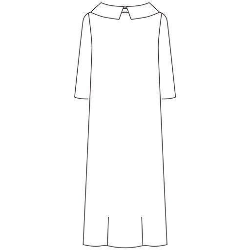 ブラックフォーマル ワンピース ロールカラー 手洗いok セシール Cecile