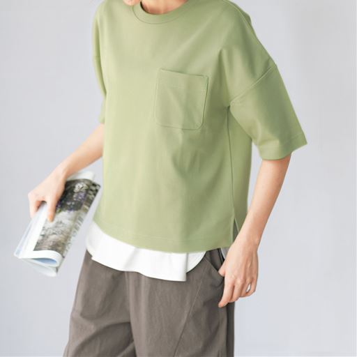 クルーネックtシャツ 綿100 洗濯機ok セシール Cecile クルーネックtシャツ 綿100 洗濯機ok セシール Cecile