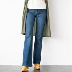 レディース フレア ブーツカットパンツ デニム 通販 セシール Cecile レディース フレア ブーツカットパンツ デニム 通販 セシール Cecile