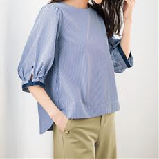 おすすめ袖リボンブラウス 通販 セシール Cecile