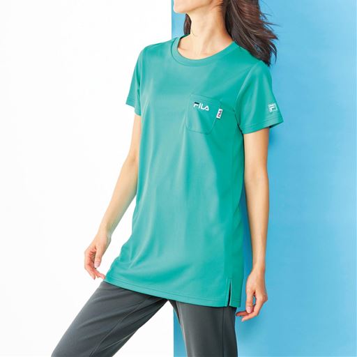Fila ロングtシャツ 吸汗速乾 Uvケア スポーツ セシール Cecile