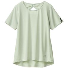 背中あき半袖Tシャツ(BODY GLOVE)(UVケア・吸汗速乾)(ヨガ)
