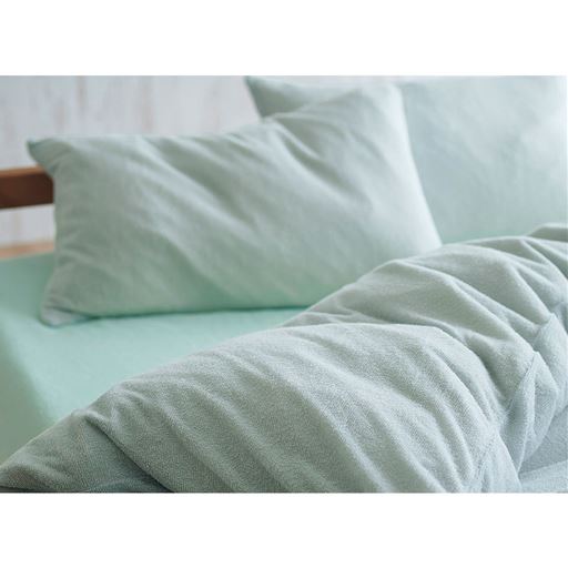 枕カバー 綿混タオル生地 セシール Cecile