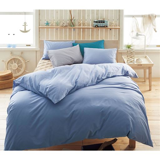 掛け布団カバー「丈夫でしっかり」綿100%ツイル