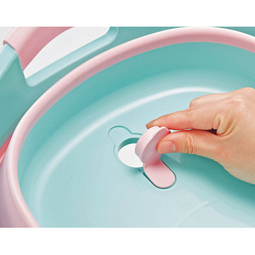 ソフトタブ ワイド 折りたためる洗い桶 セシール Cecile