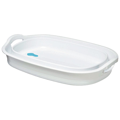 ソフトタブ ワイド 折りたためる洗い桶 セシール Cecile