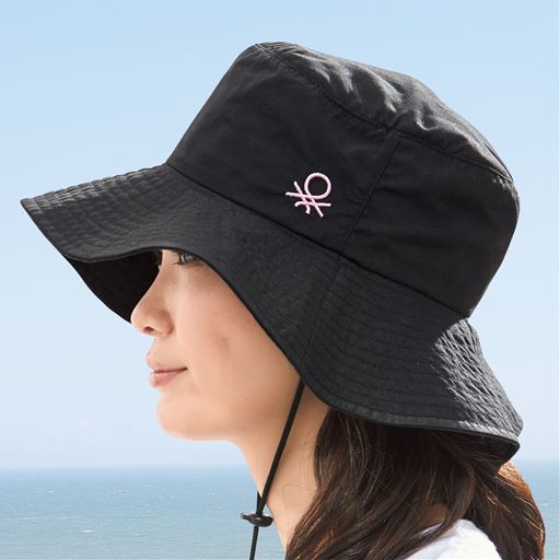 ベネトン ポケッタブルサーフハット たれ付き セシール Cecile