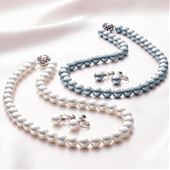 9mm花珠調貝パール ネックレスセット 口コミ