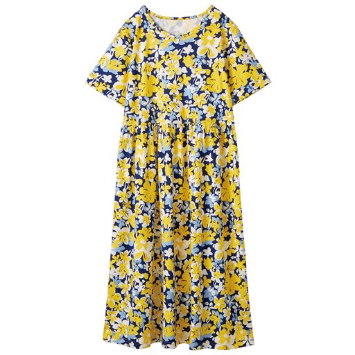 サマーロングルームワンピース 綿100 セシール Cecile