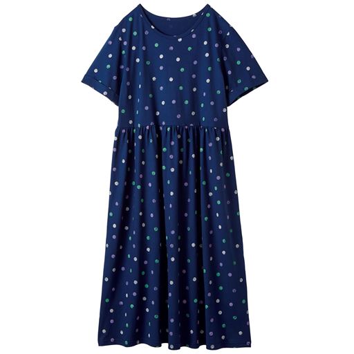 サマーロングルームワンピース 綿100 セシール Cecile