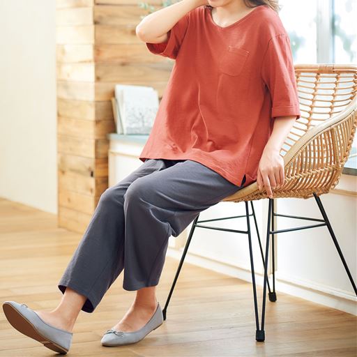 シナモン (パンツ:チャコールグレー)  着用例