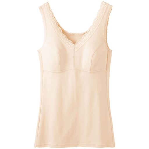 ソフトカップ付ノースリーブ セシール Cecile