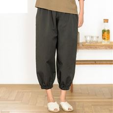 裏ガーゼもんぺパンツ バルーンシルエット 綿100 洗濯機ok