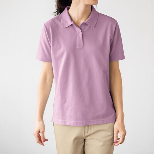 Uvカットポロシャツ 半袖 S 5l 洗濯機ok セシール Cecile