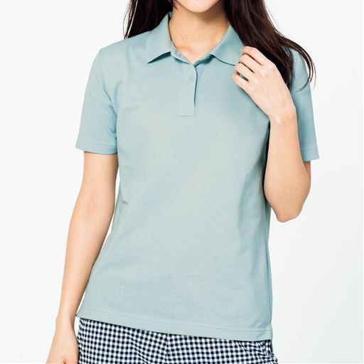 Uvカットポロシャツ 半袖 S 5l 洗濯機ok セシール Cecile