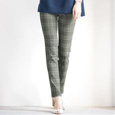 レディース パンツ チェック 通販 セシール Cecile