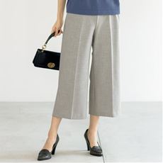 キシリトール ワイドクロップドパンツ(接触冷感・日本製・洗濯機OK)