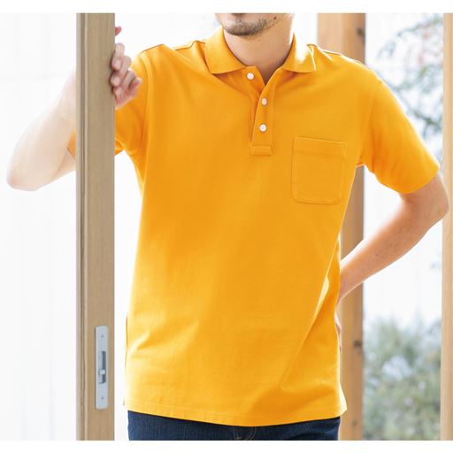 マスタードイエロー モデル身長:184cm 着用サイズ:Lサイズ