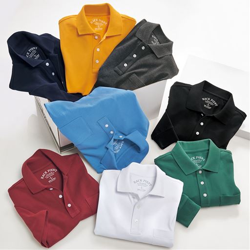 心地よさにこだわるなら綿ポロ＊長袖は同シリーズのJK-274です