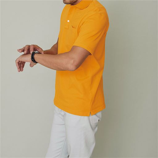 マスタードイエロー モデル身長:184cm 着用サイズ:Lサイズ