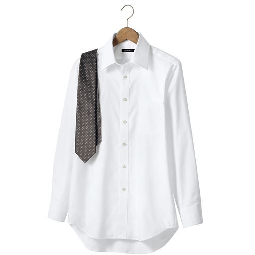 着心地快適&イージーケアな綿100%の形態安定Yシャツです。
