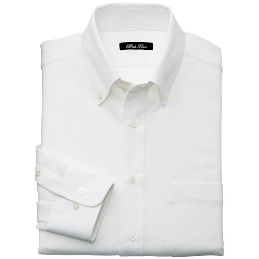 吸汗速乾 抗菌防臭 薄手のポロシャツ素材のyシャツ 長袖 クールビズにも対応 メンズビジネス セシール Cecile