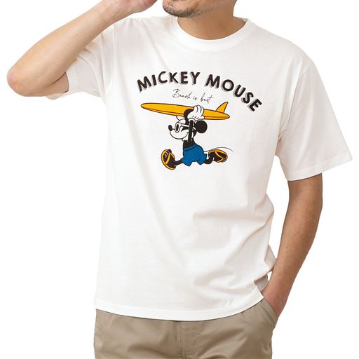 綿100 プリントtシャツ Disney セシール Cecile 綿100 プリントtシャツ Disney セシール Cecile